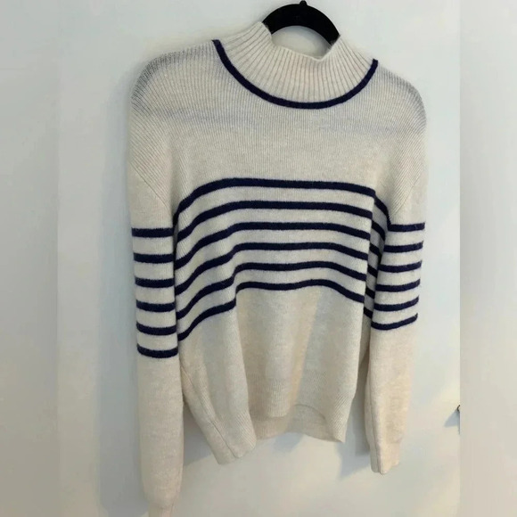 Mango Wool Blend Striped Sweater NWT - Picture 7 of 12